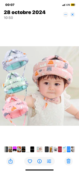 Casque de protection bébé