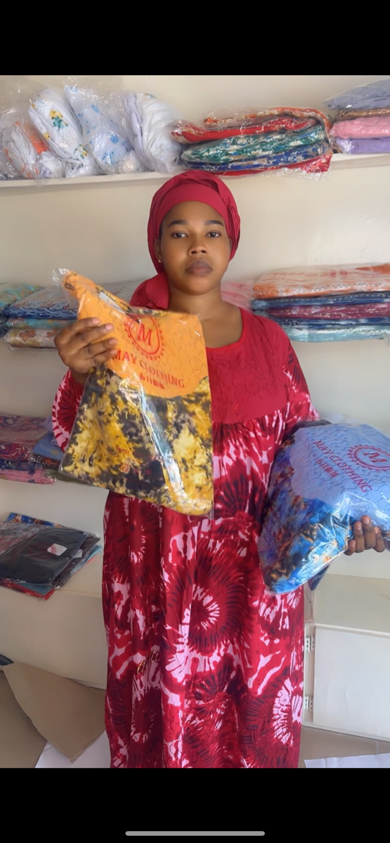 Tissu coton importé