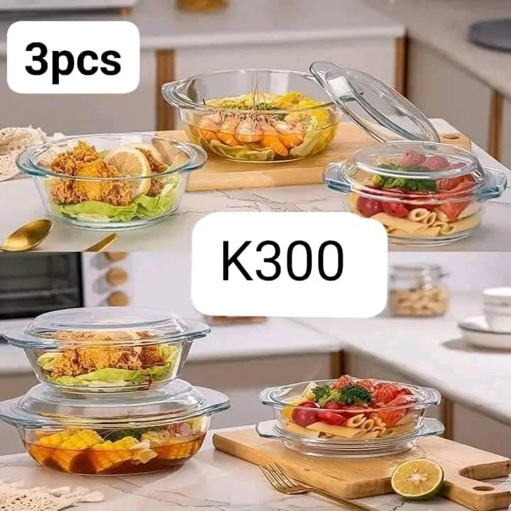 Set of 3 pcs Dishes