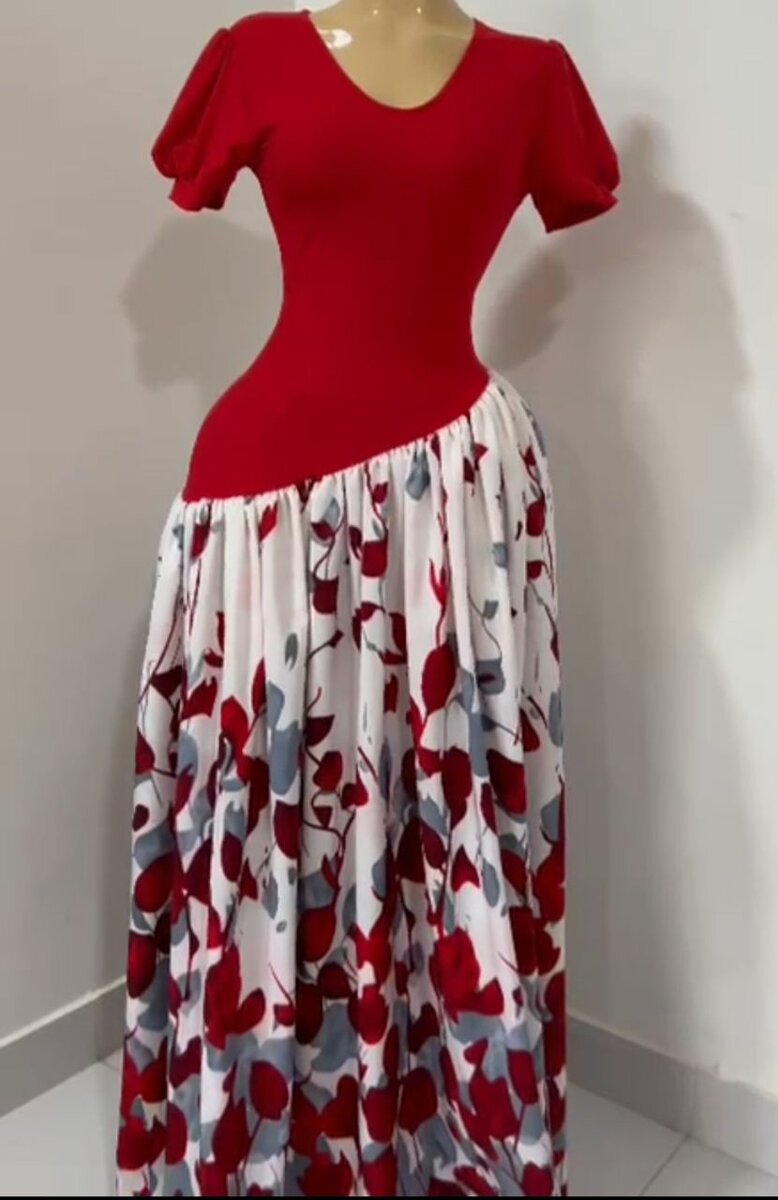 Robe Maxi Imprimée Élégante