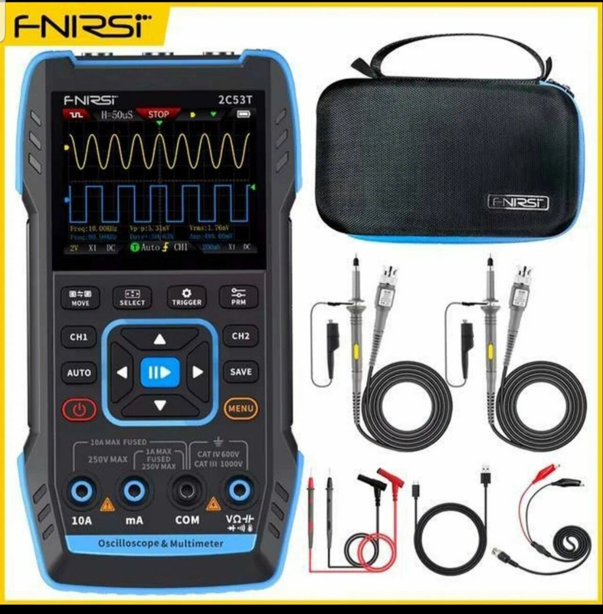 Прибор 3в1: Осциллограф+Мультиметр+Генератор сигналов