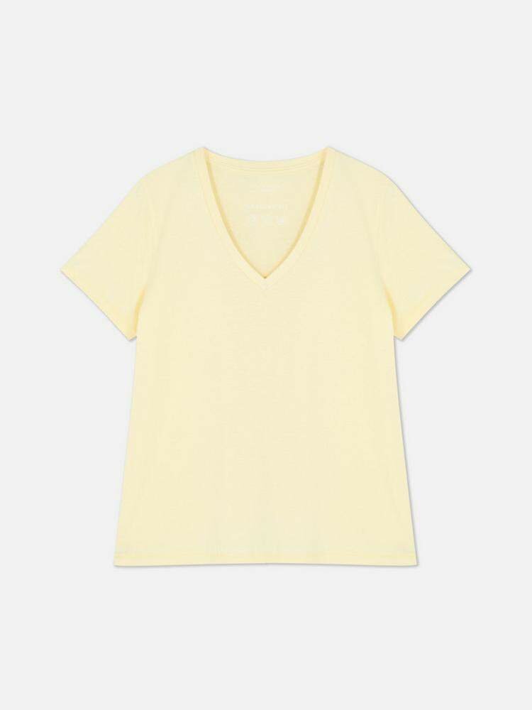 T-shirt classique col V femme