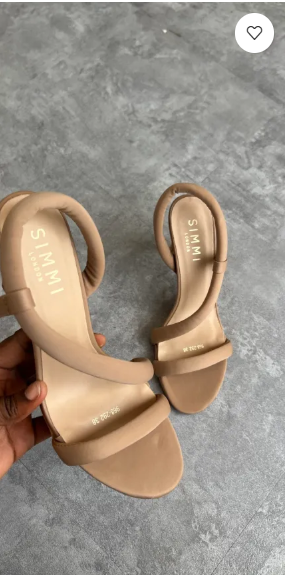 Anna Nude Foamy Strap Midlength