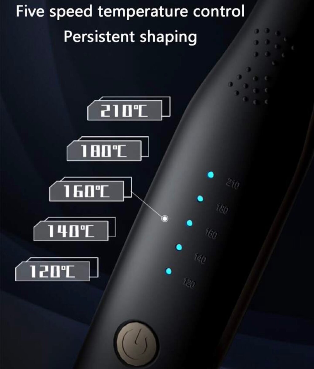 Fer À Friser , Lisseur Et Crimper De Cheveux Ionique Multifo