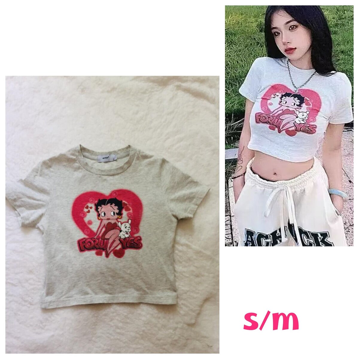 Salaula crop tops and tops