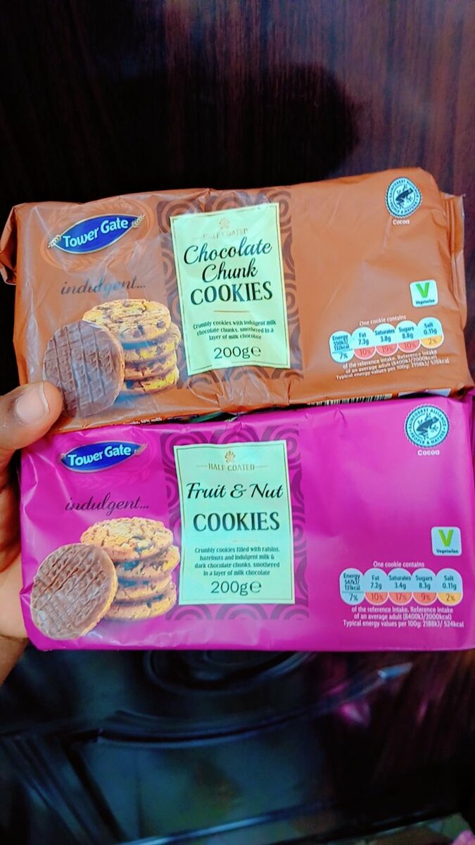 Towergate Half Coated Cookies