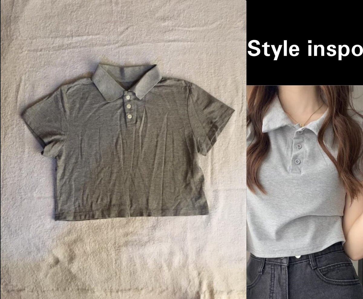 Salaula crop tops and tops