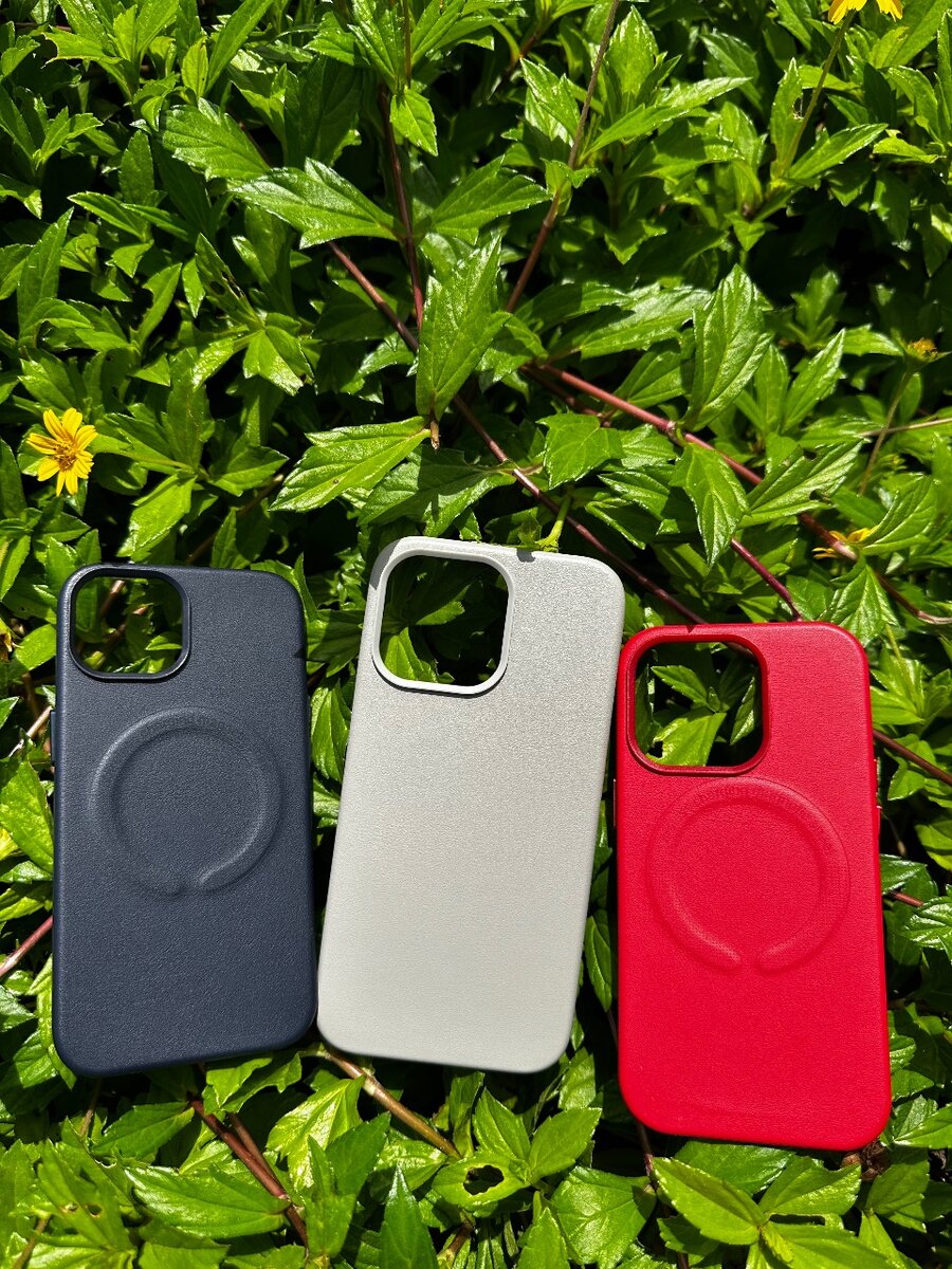 Coque MagSafe similicuir