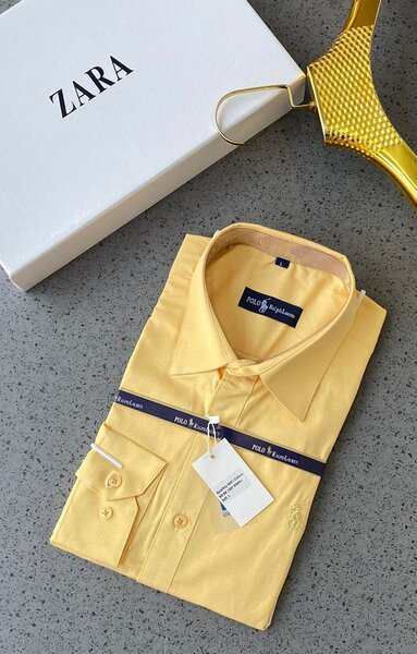 Plain polo long sleeves shirts