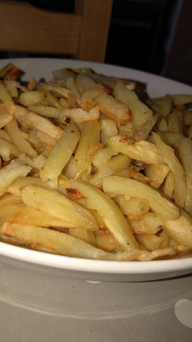 Frites maison croustillantes