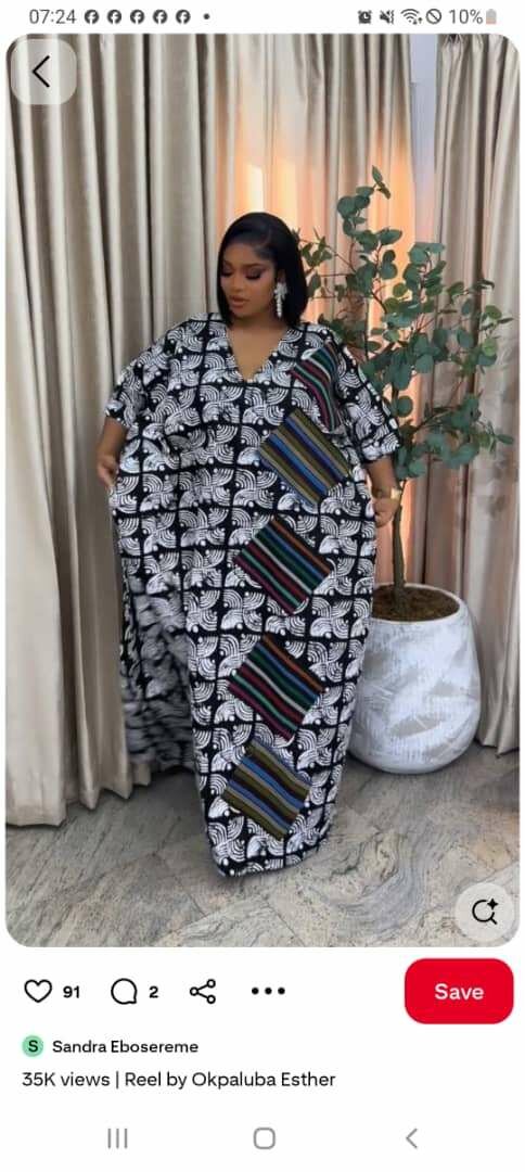 Elegant Maxi Kaftan Dress