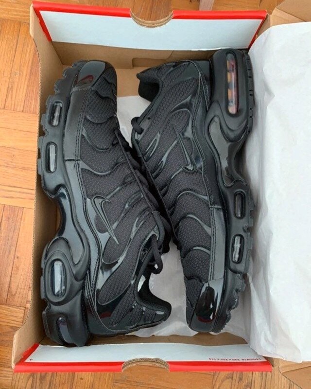 NIKE AIR MAX PLUS TN "TRIPLE BLACK" (avec le carton)