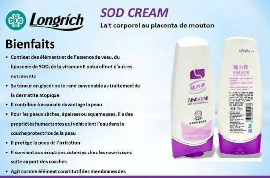 Lait SOD Hydratant Longrich