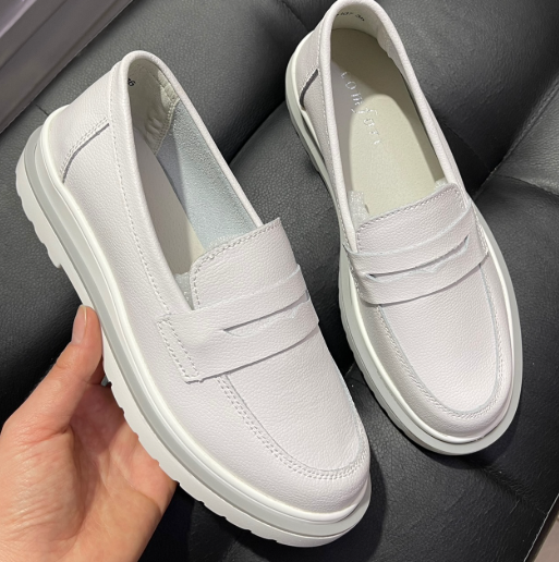 лоферы кожанные