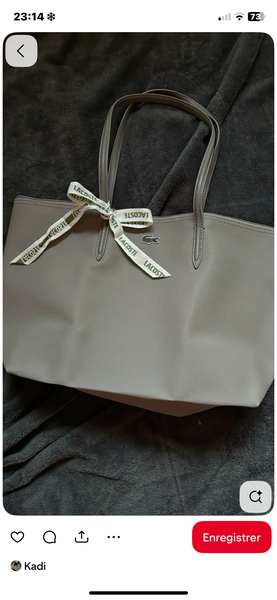 Sac cabas élégant Lacoste