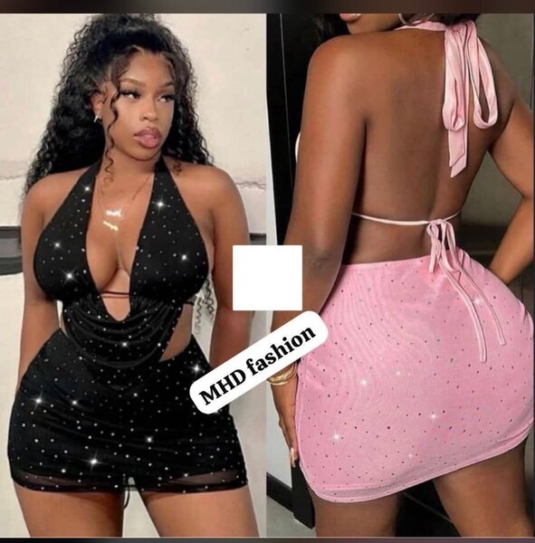 Robe Sexy Dos Nu Pailletée