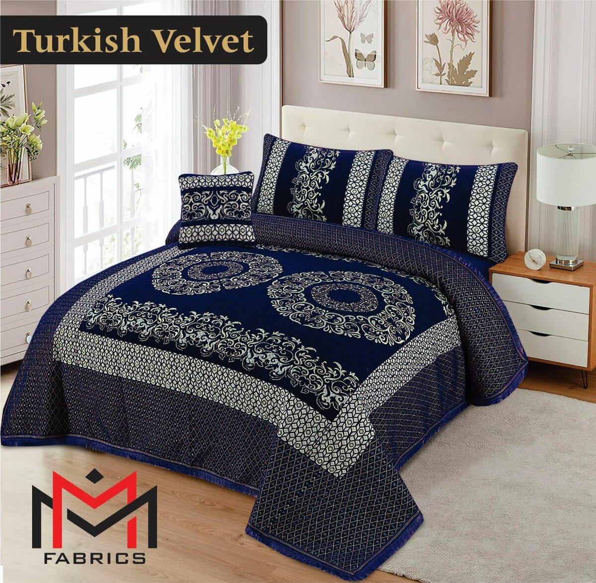 Turkish Valvet Bedsheet