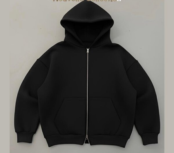 Veste à capuche zippée unisexe