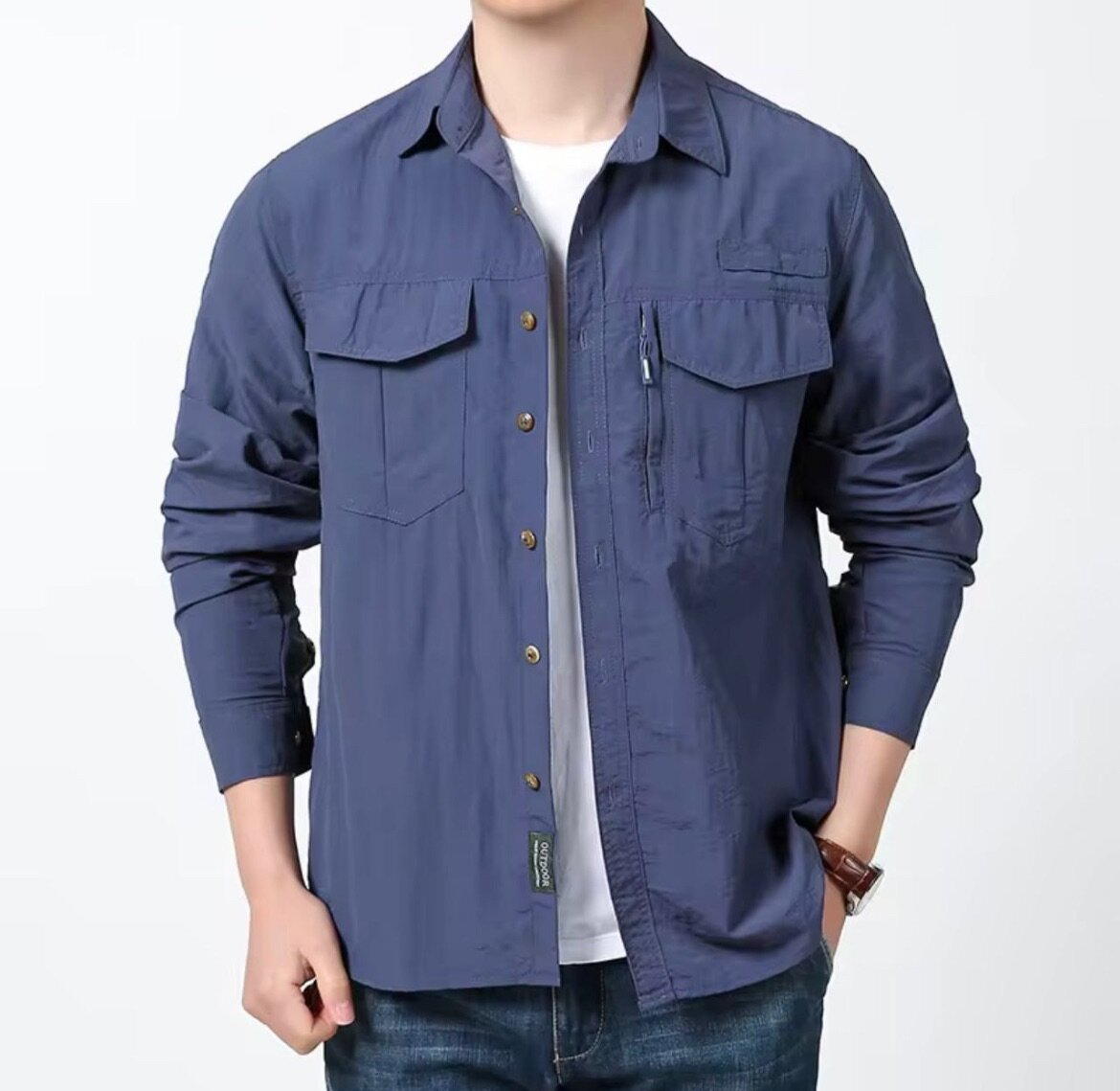 Chemise Homme Multi-Poches