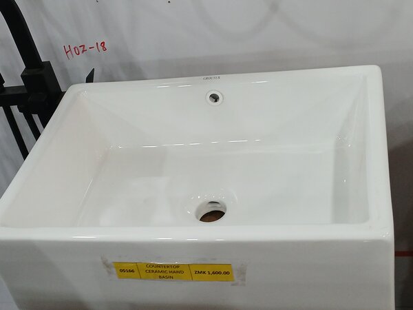 COUNTERTOP CERAMIC BASIN