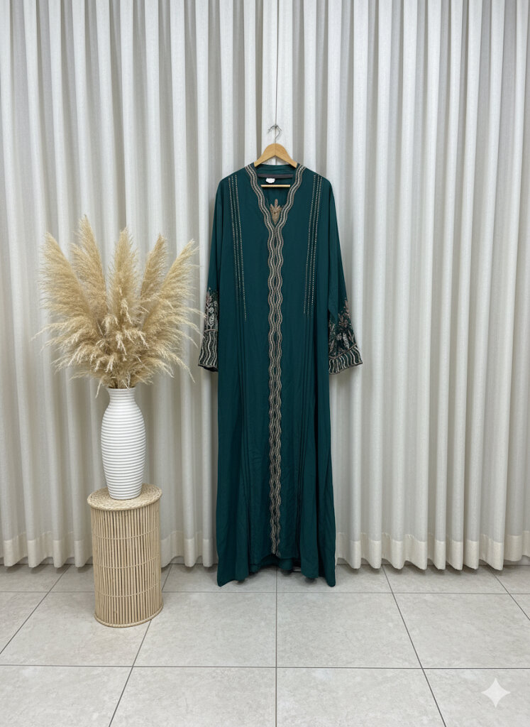 Abaya élégante brodée