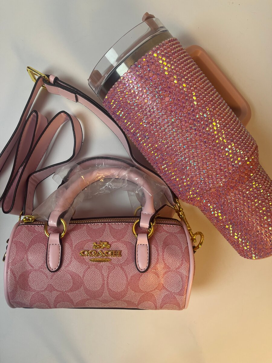Sparkling Pink Mini Handbag