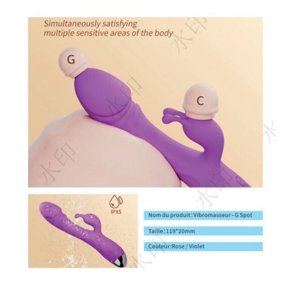 Vibromasseur Femme Double Stim