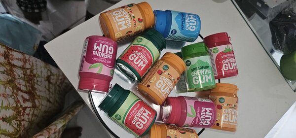 Gommes à mâcher variées