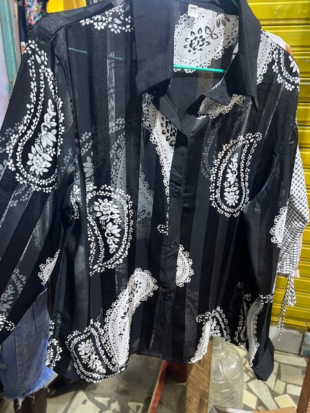 Chemise Élégante Noir et Blanc