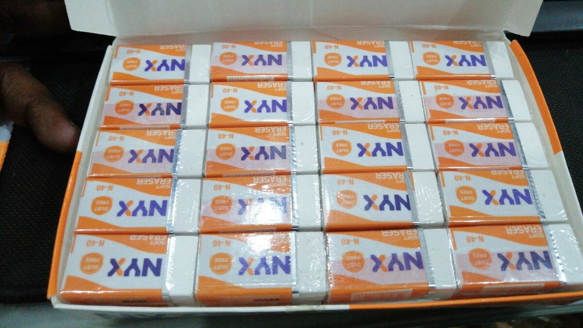 Soft Eraser Nyx 40pcs Box