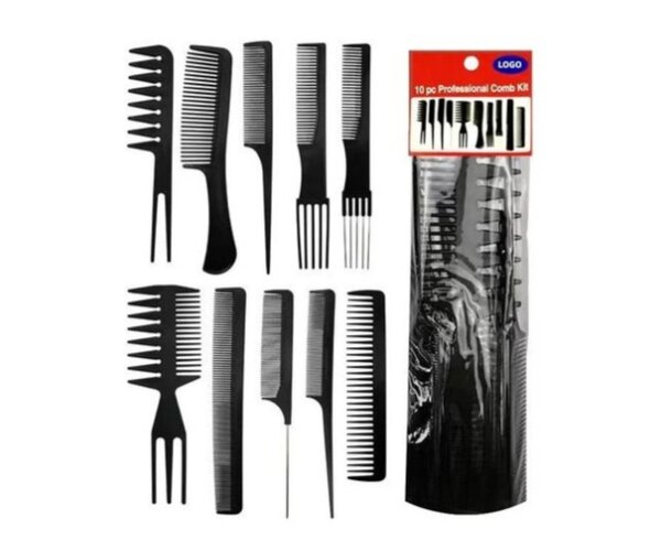 Kit de Peignes Professionnels 10 pièces