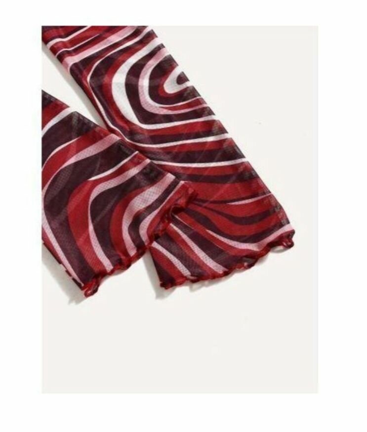 Top à manches longues imprimé