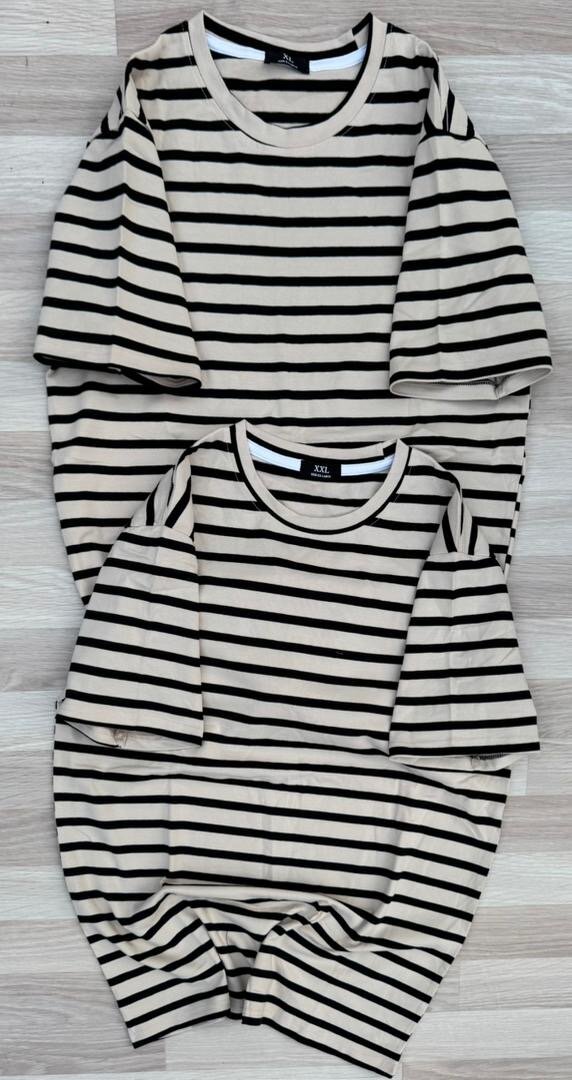 T-shirts assortis à rayures