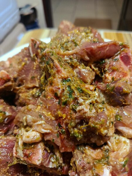 Échine assaisonnée de  porc