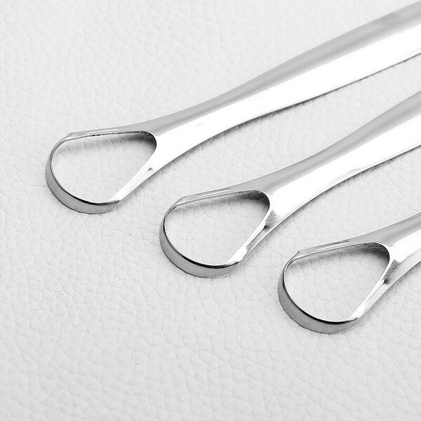 Metallic tongue stripper