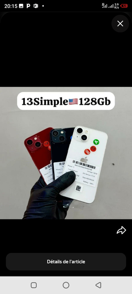 iPhone 13 128GB Débloqué
