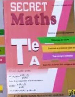 Livre Secret Maths Tle A