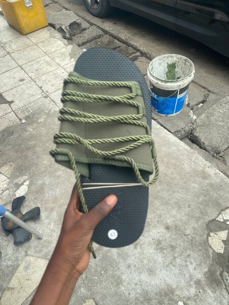 Chaussons en cuir Zaza