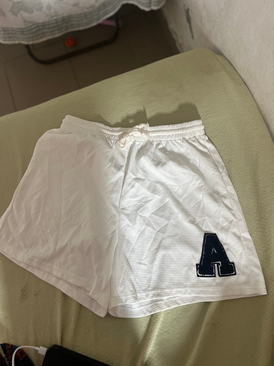 Shorts blancs confort hommes