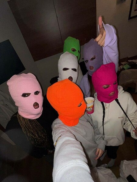 Cagoules multicolores unisexes