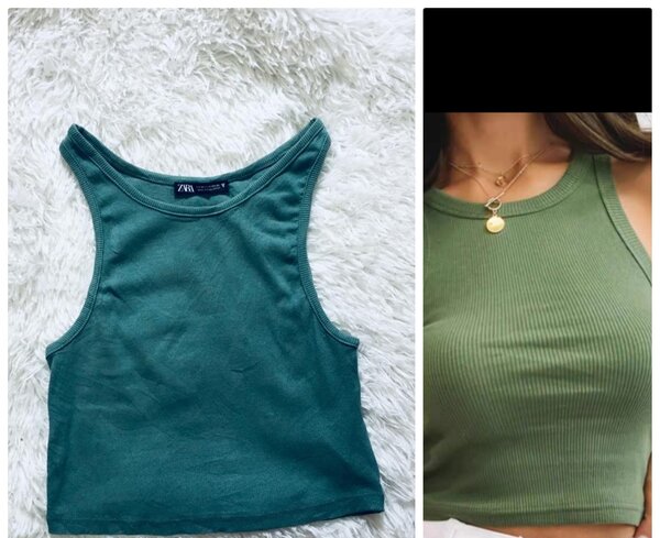 Salaula crop tops and tops