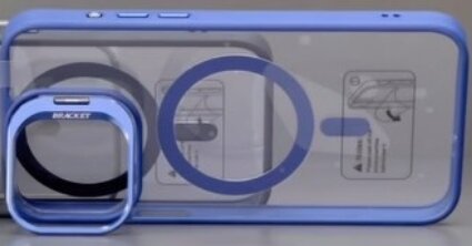 Чехлы 3в1 на все модели iPhone. Синий цвет