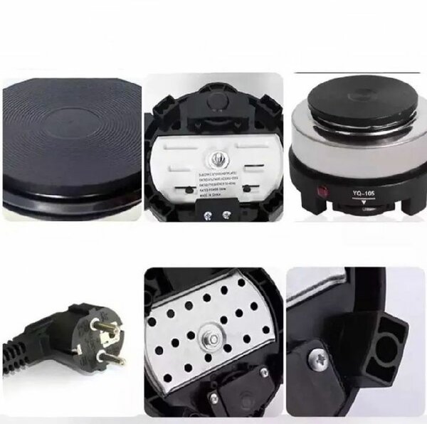500W Mini Electric Coffee Stove 5-Gear Tea Heater Oven YQ-10
