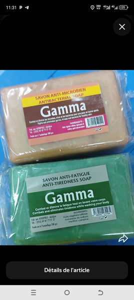 Savon Gama x2pces