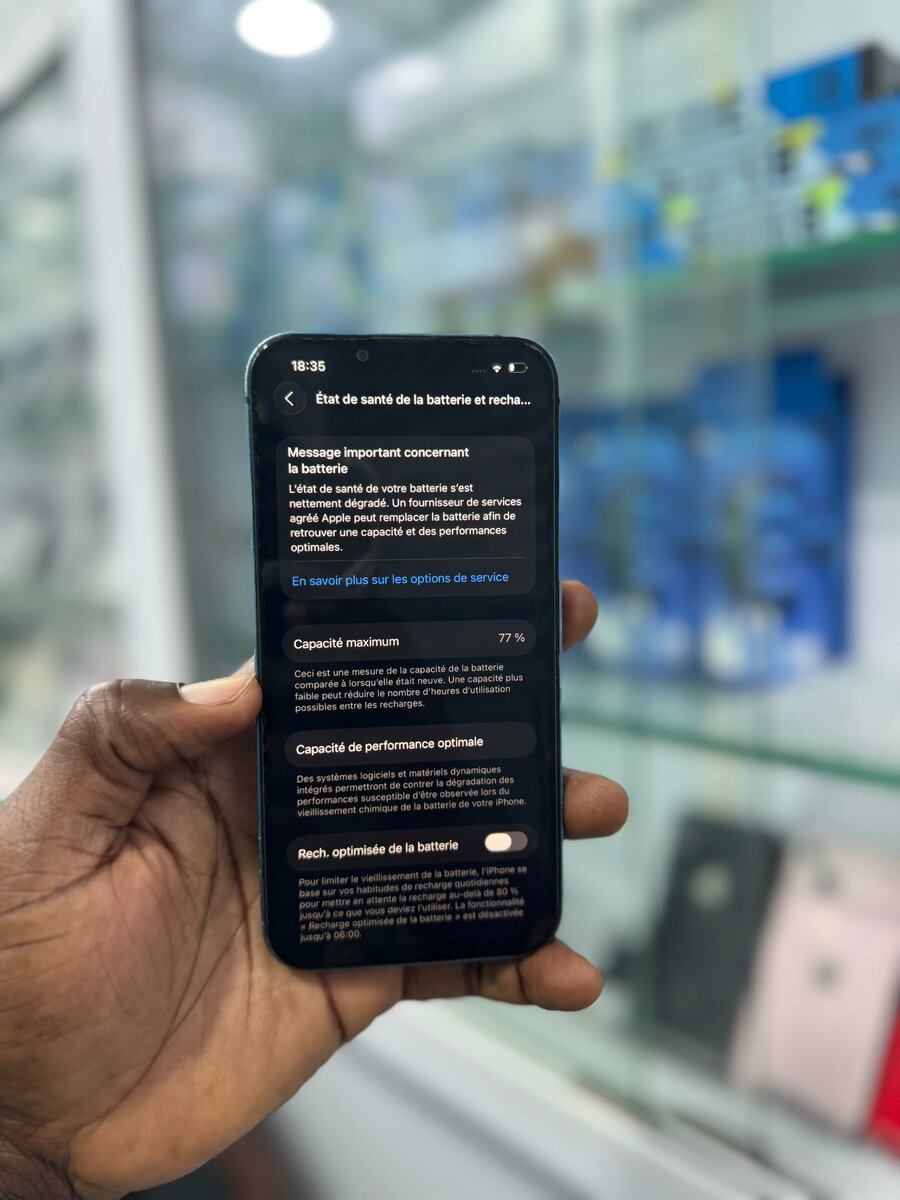 13 simple 128Go  Message batte