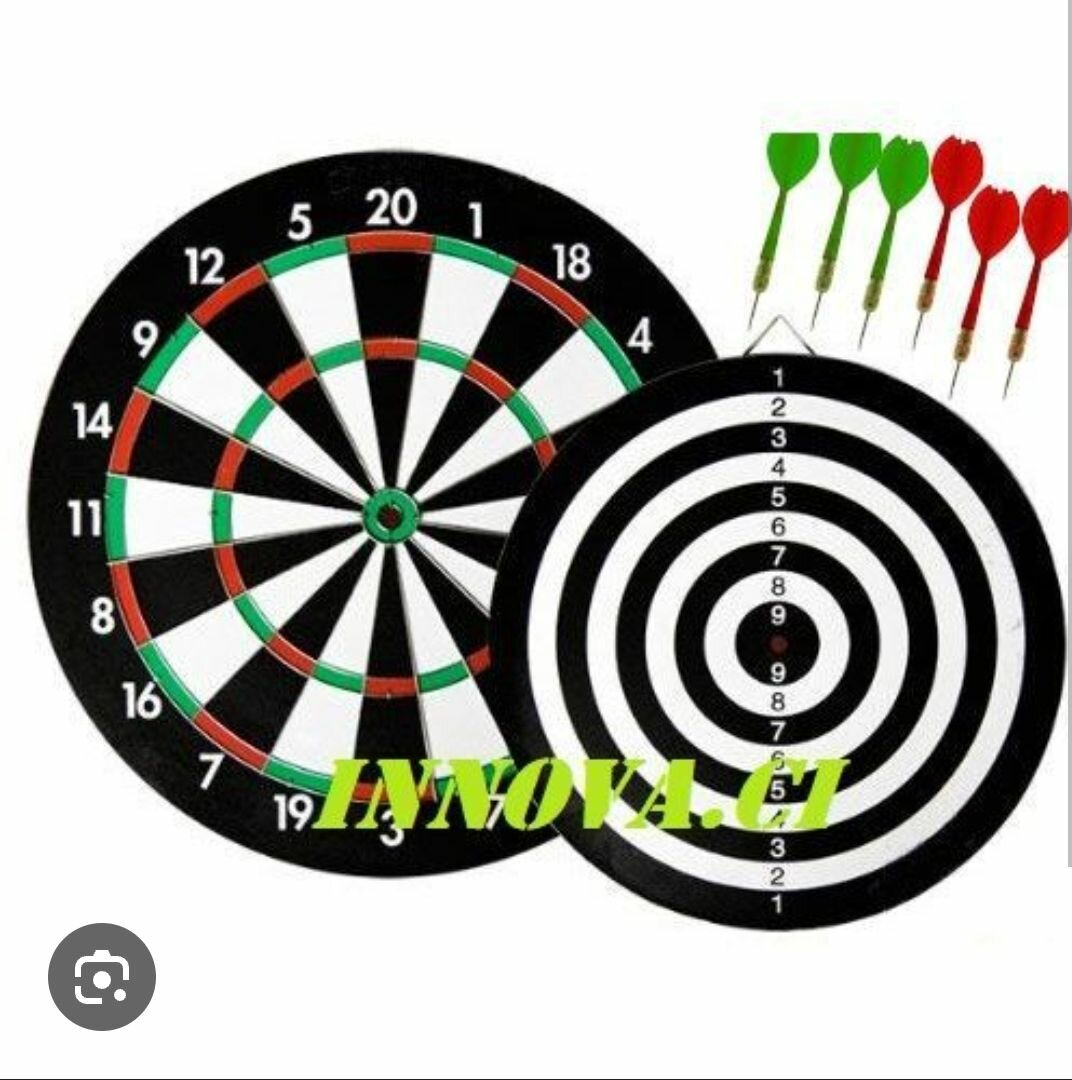Cible de fléchettes professionnelle