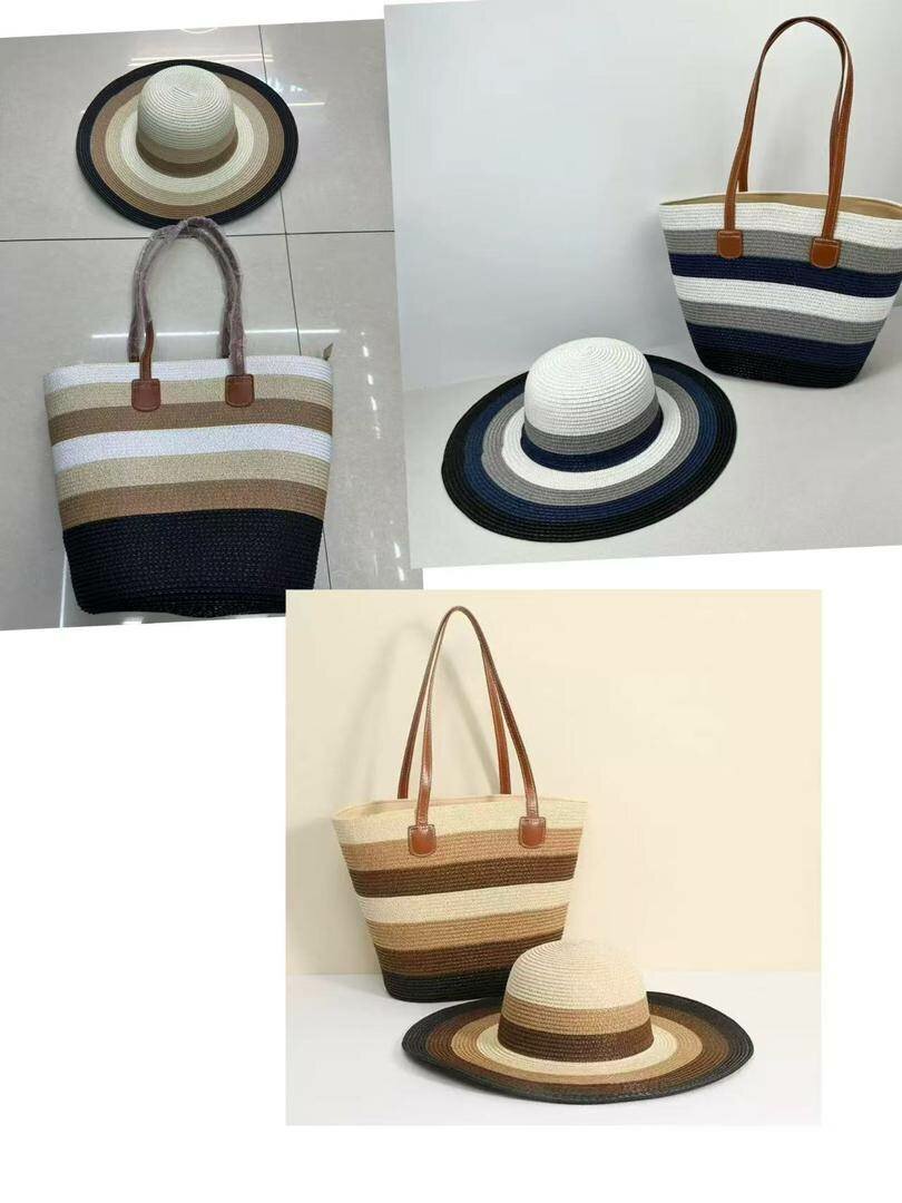 Ensemble sac et chapeau d'été
