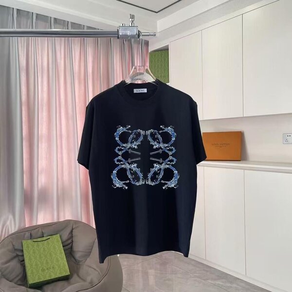 T-shirt noir imprimé