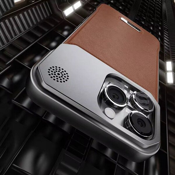 Coque en cuir pour smartphone