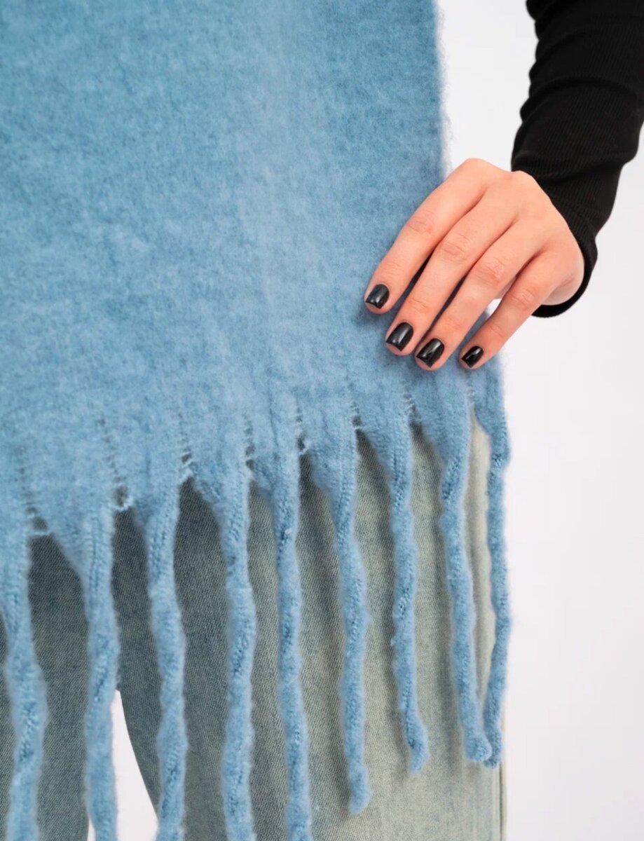 Теплый шарф